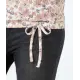 T-shirt met elastische zoom