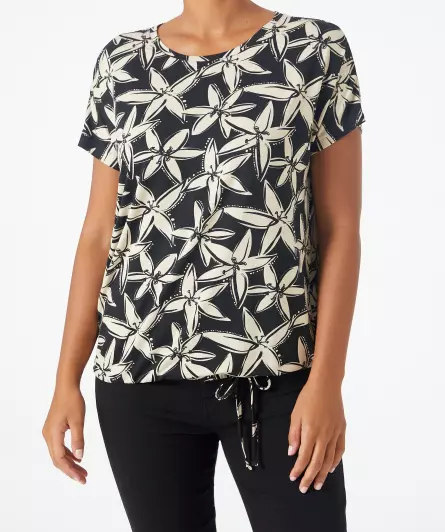 T-Shirt mit Blumen