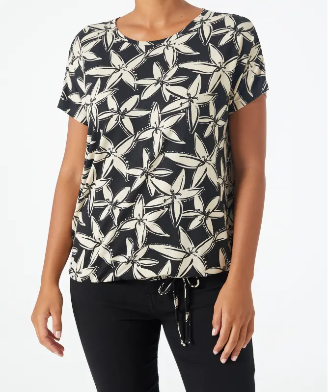 T-Shirt mit Blumen