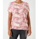 T-Shirt mit Federn
