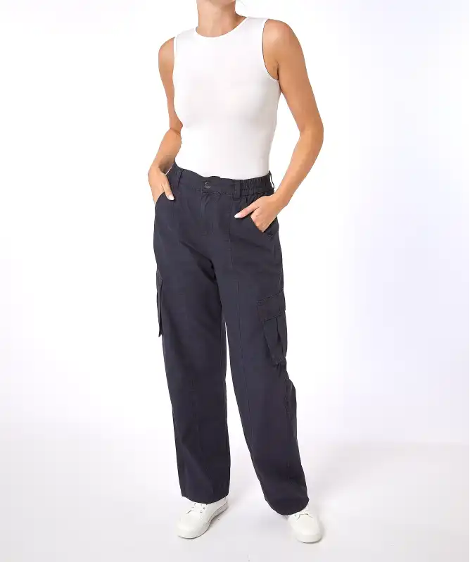 Cargohose High-waist