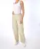 Cargohose High-waist hellbraun