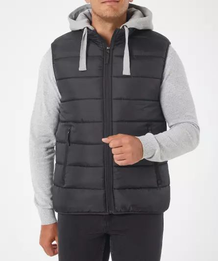 Sport-Weste mit Sweatkapuze