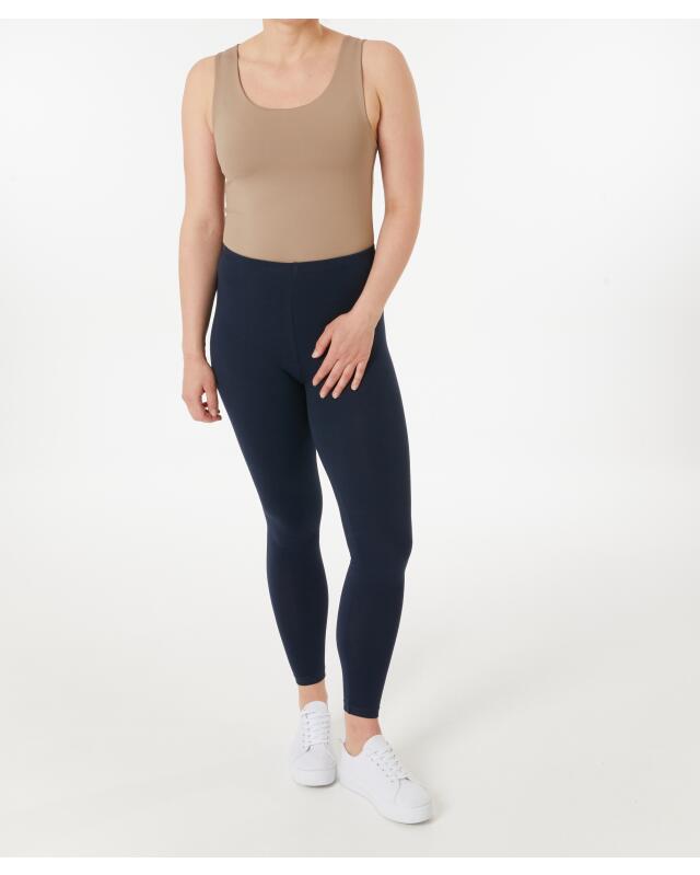 Plain leggings for women, navy — KiK, authentic German product in Morocco
