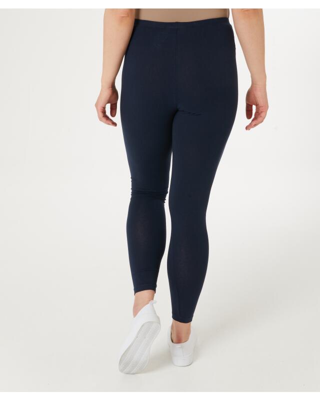 Plain leggings for women, navy (KiK Einfarbige Leggings (dunkelblau)) — KiK, authentic German product in Morocco