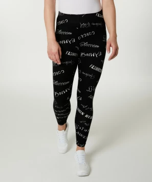 Leggings mit Schriftzügen