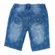 Jeans-Shorts mit Möwen