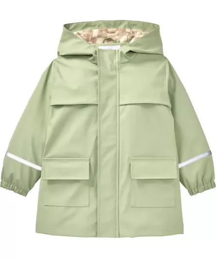 Regenparka in lichtgroen