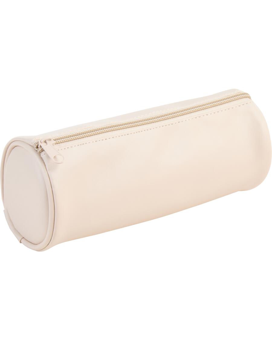 Kunstlederen Etui grijs gemeleerd