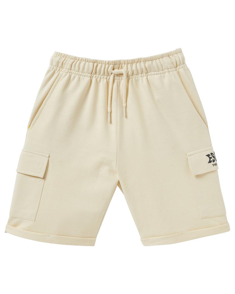 Cargo-Sweatshorts Beige