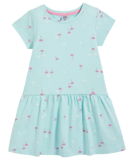 Kleid mit Palmen