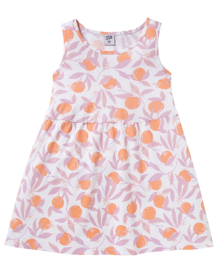 Kleid Orangen weiß