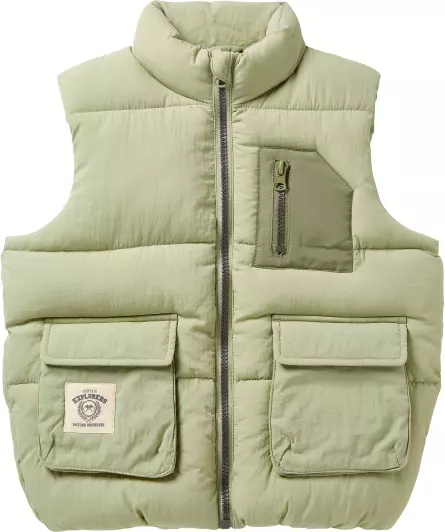 Bodywarmer met opstaande kraag