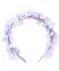 Haarband met bloemen paars