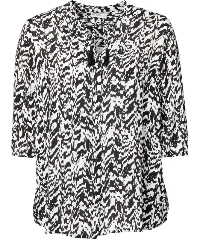 Bluse mit Knopfleiste
