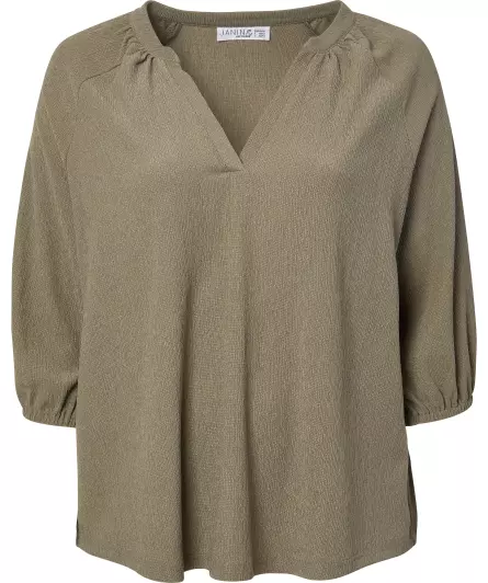 Blouse shirt met 3/4 mouwen