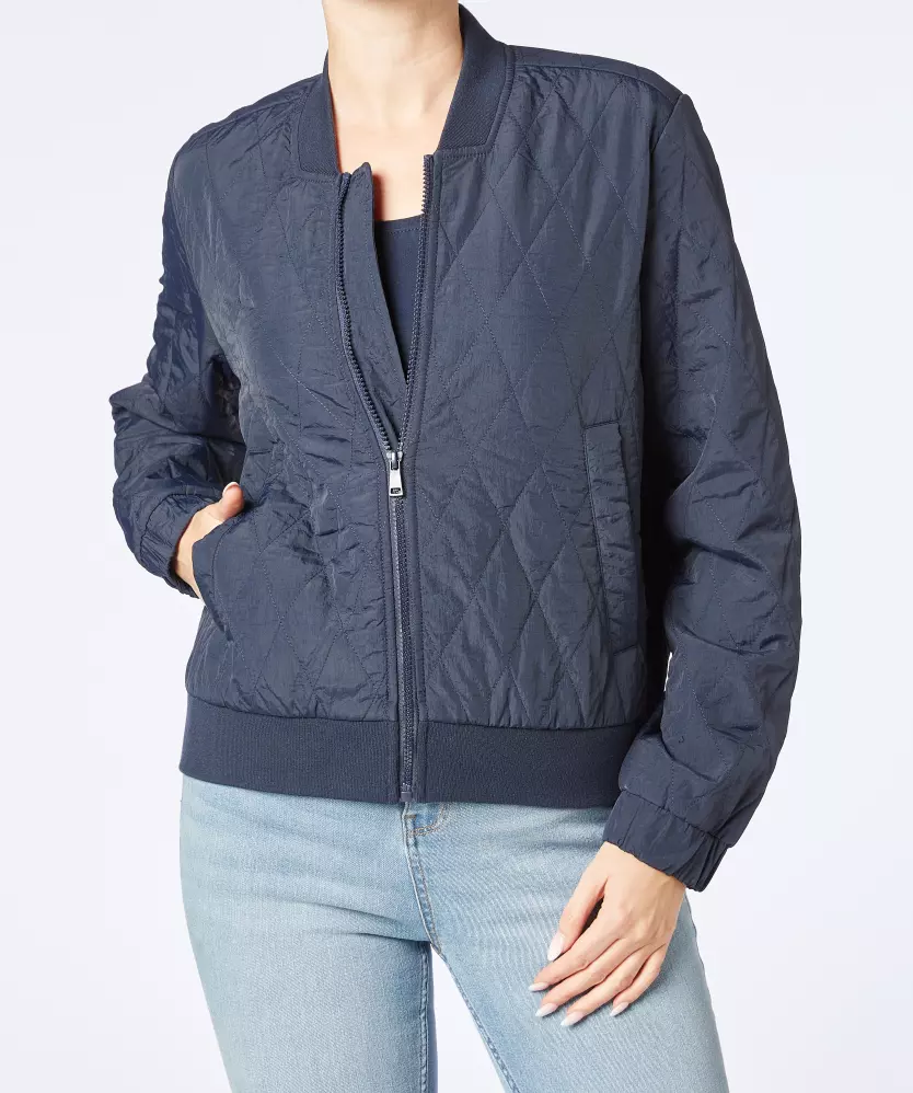 Steppjacke mit Seitentaschen Janina, Reißverschluss