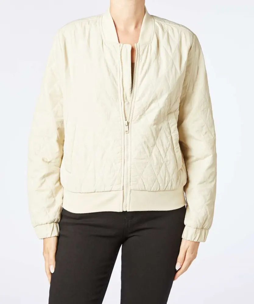 Steppjacke mit Seitentaschen Janina, Reißverschluss