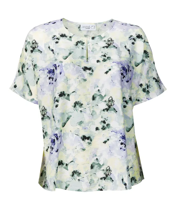 Bluse Blumenmuster