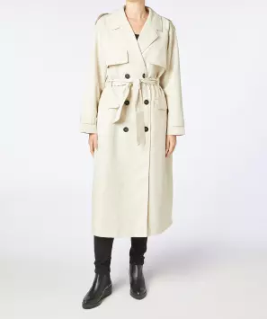 Trenchcoat met riem