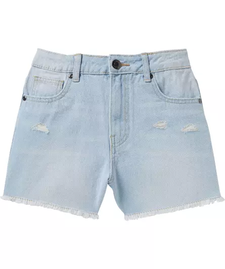 Jeans-Shorts mit heller Waschung