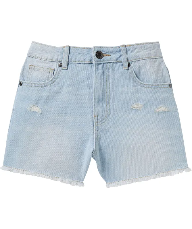 Jeans-Shorts mit heller Waschung