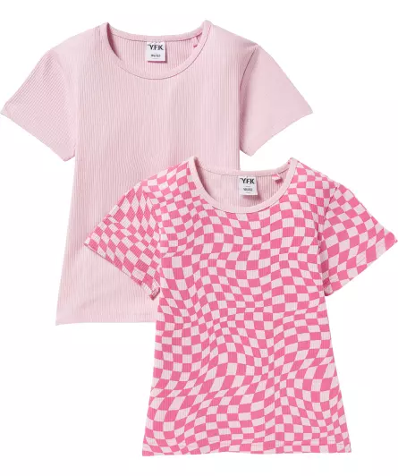 T-Shirts mit Rippstruktur