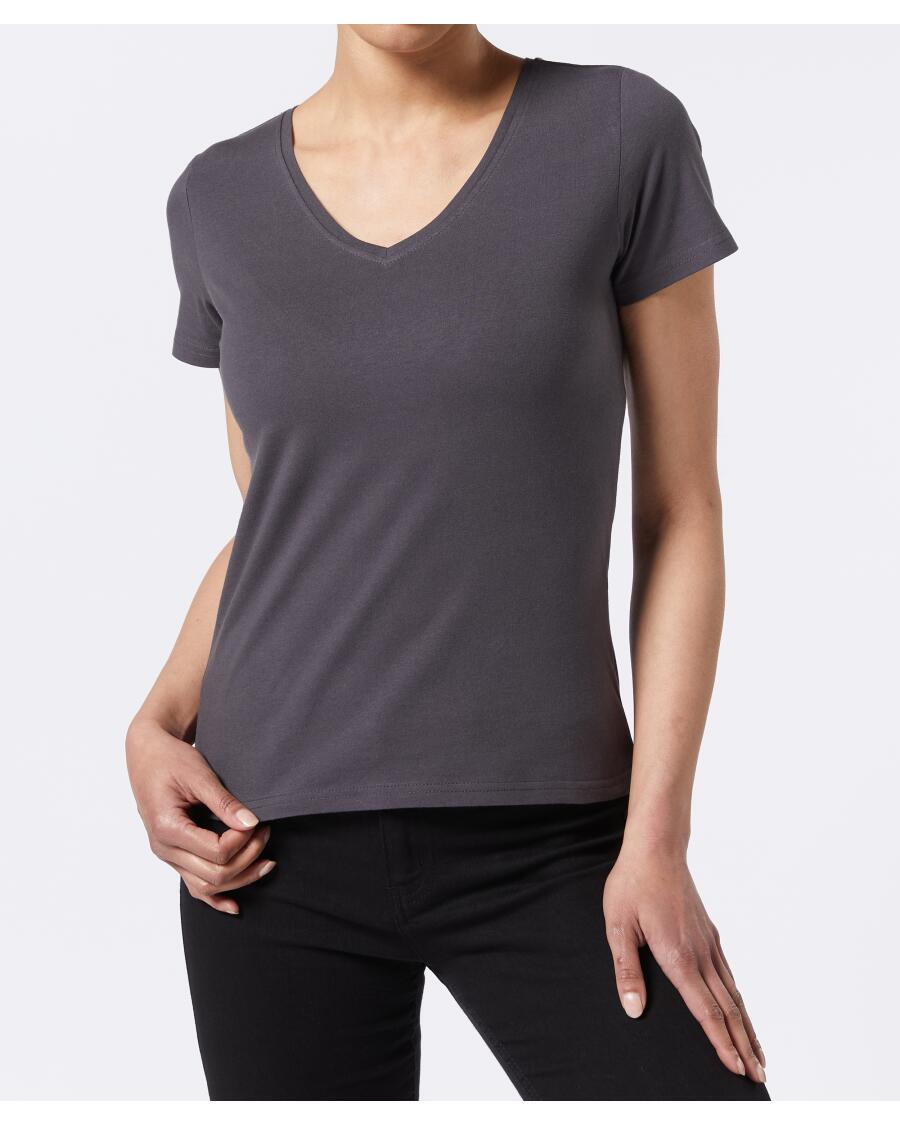 T-Shirt Basic dunkelgrau