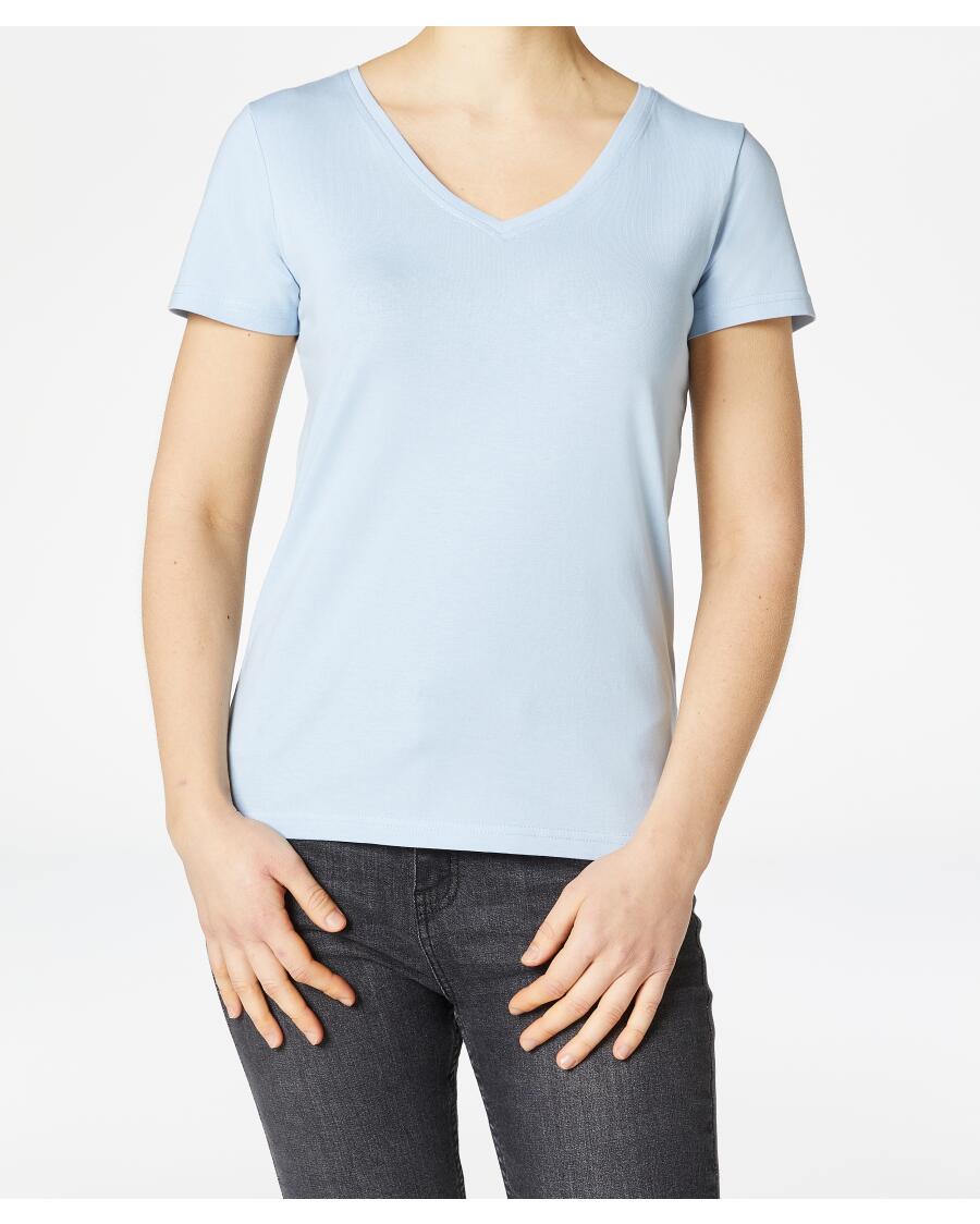 T-Shirt Basic hellblau