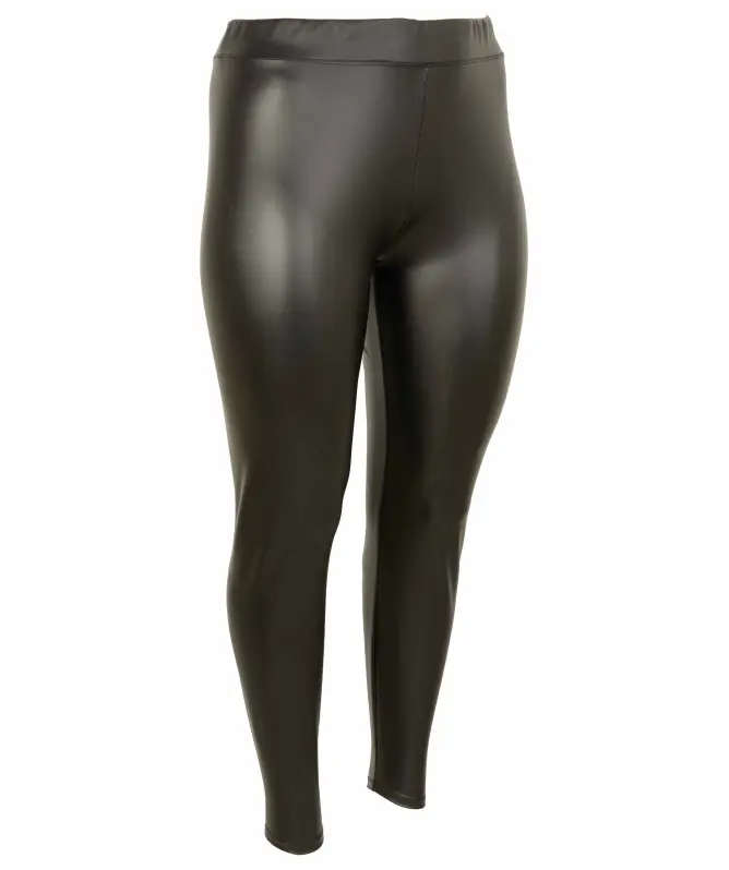 Legginsy ze sztucznej skóry