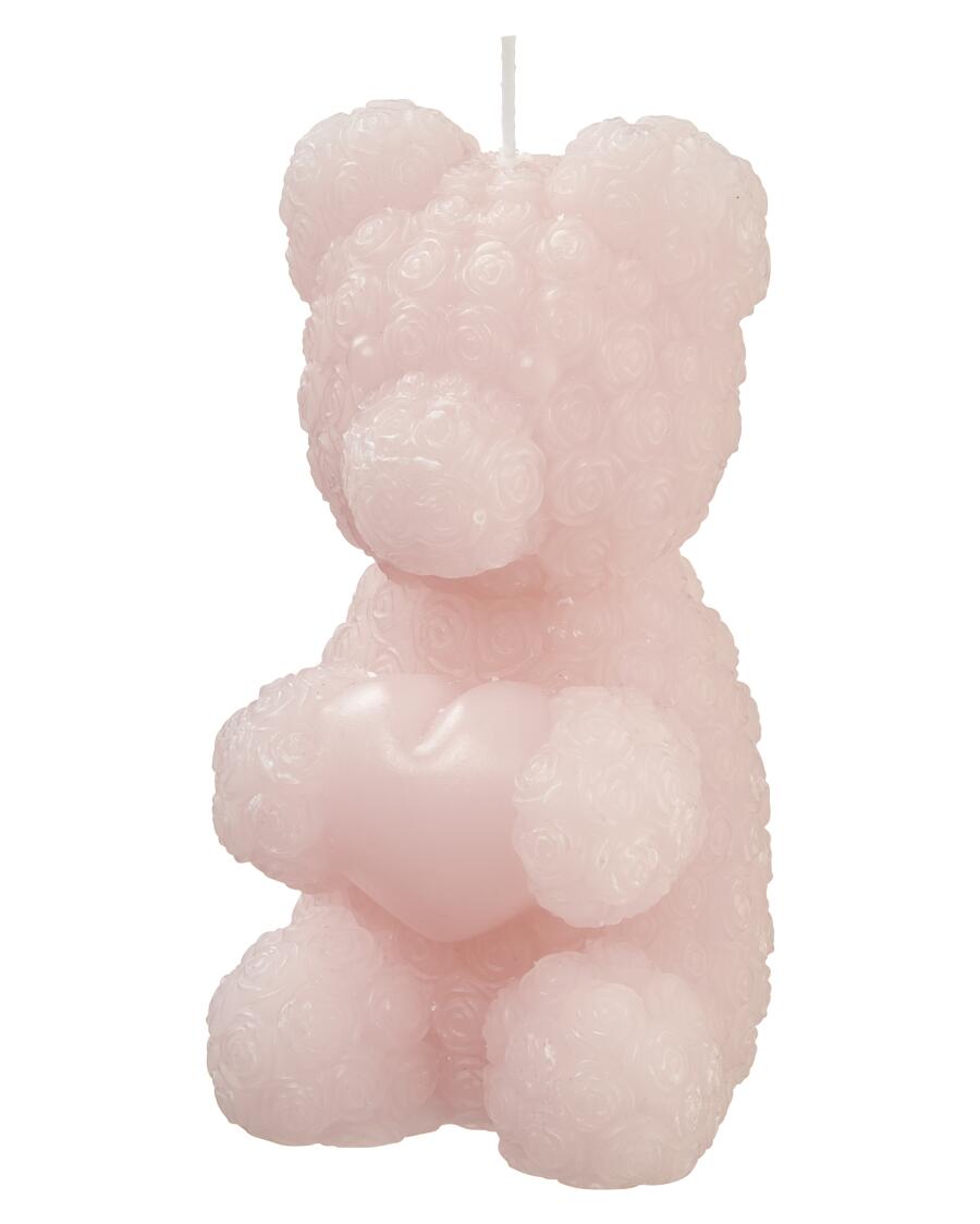 Kerze in Bärchenform rosa