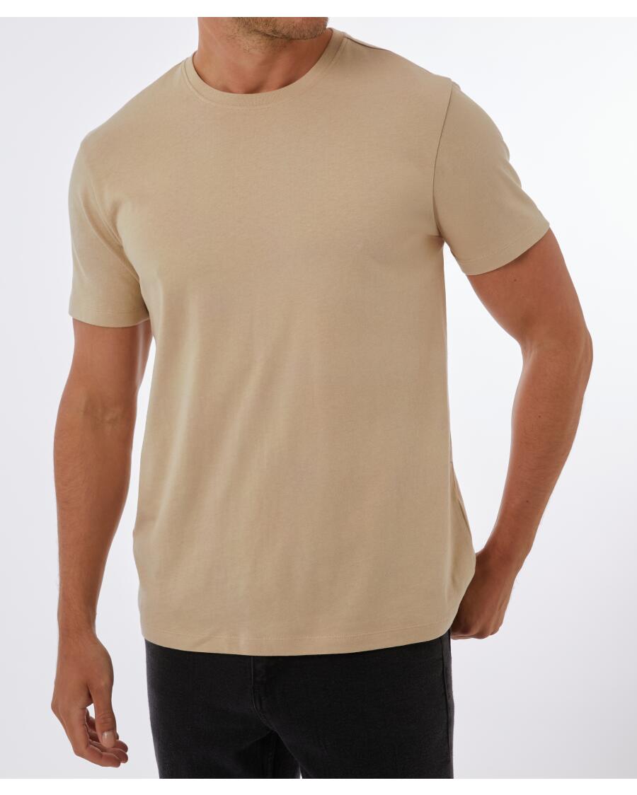 Basic T-Shirt naturfarben