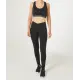Sport-Leggings mit überkreuztem Bund