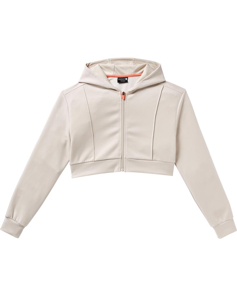 Kurtka sportowa cropped jasnonaturalny