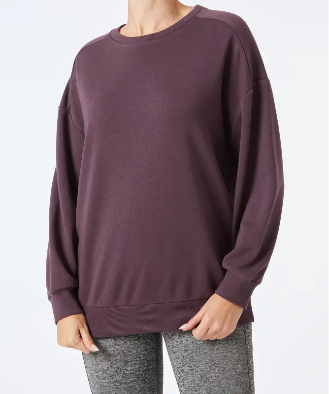 Sport-Sweatshirt in Lila