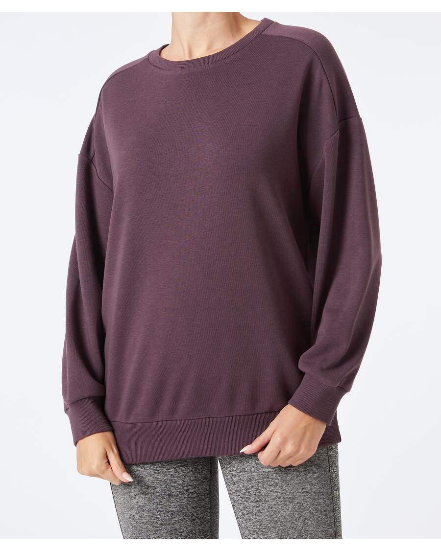 Sport-Sweatshirt in Lila lila