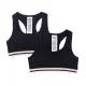 Bustier met contrasterende strepen