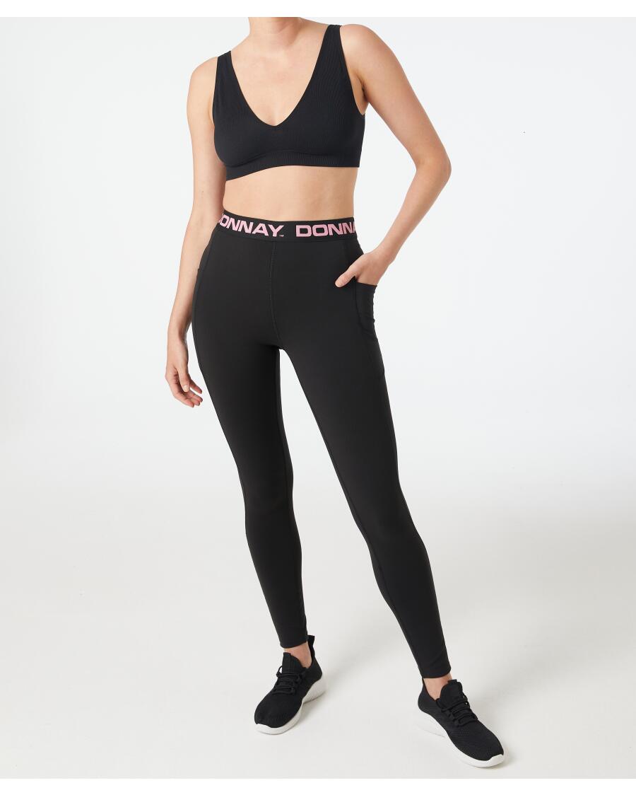 Donnay Sport-Leggings schwarz