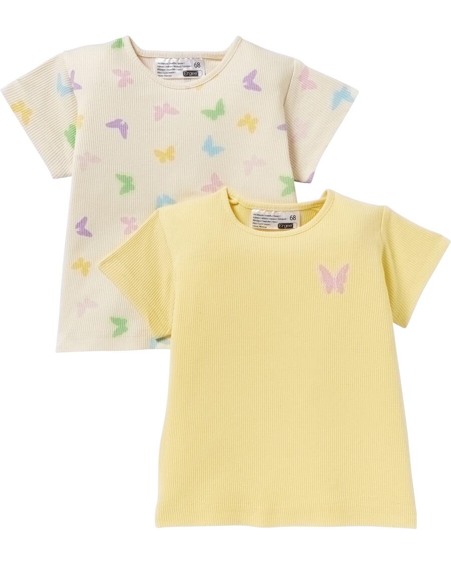 T-Shirts Schmetterlinge hellgelb