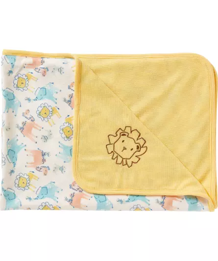 Babydecke mit Stickereien