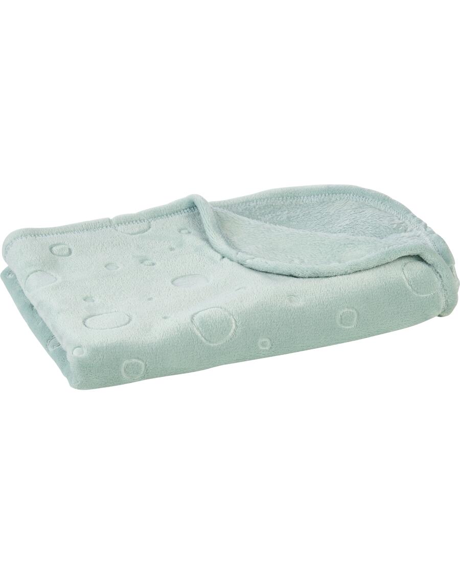 Babydecke aus Fleece dukeltürkis
