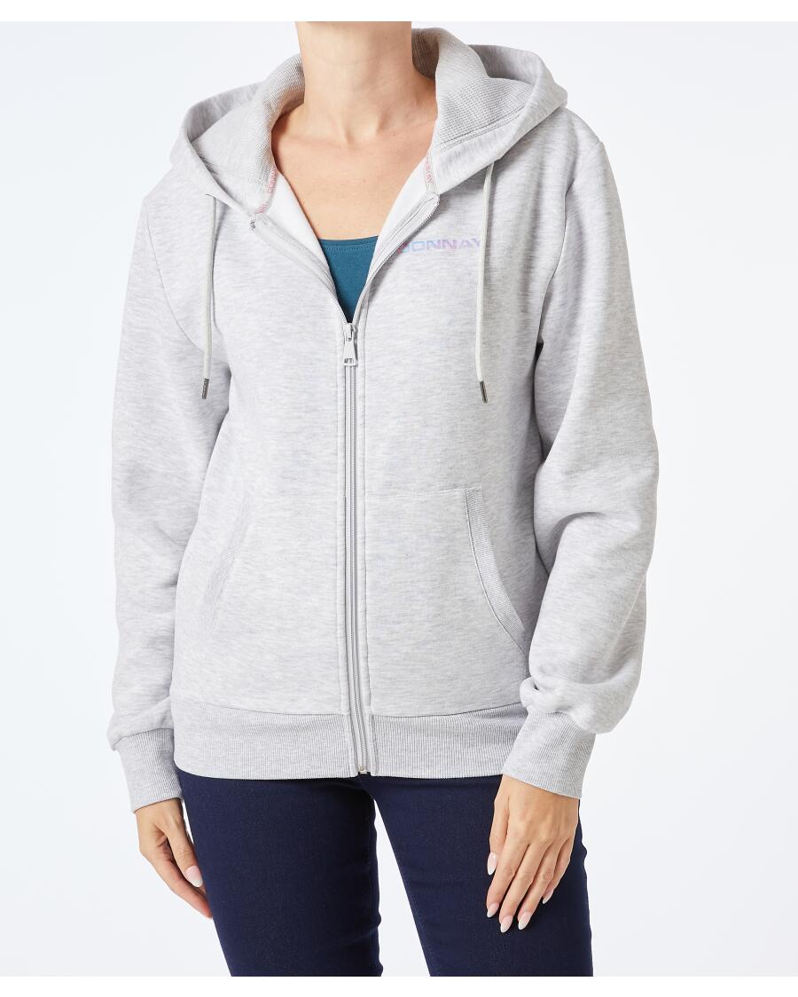 Donnay Sport-Sweatjacke grau melange