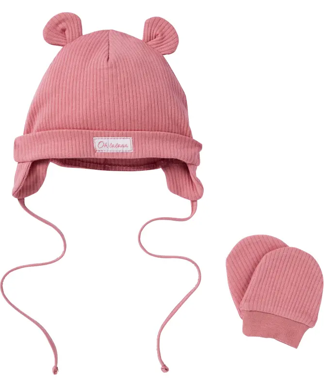 Newborn Mütze + Fäustlinge
