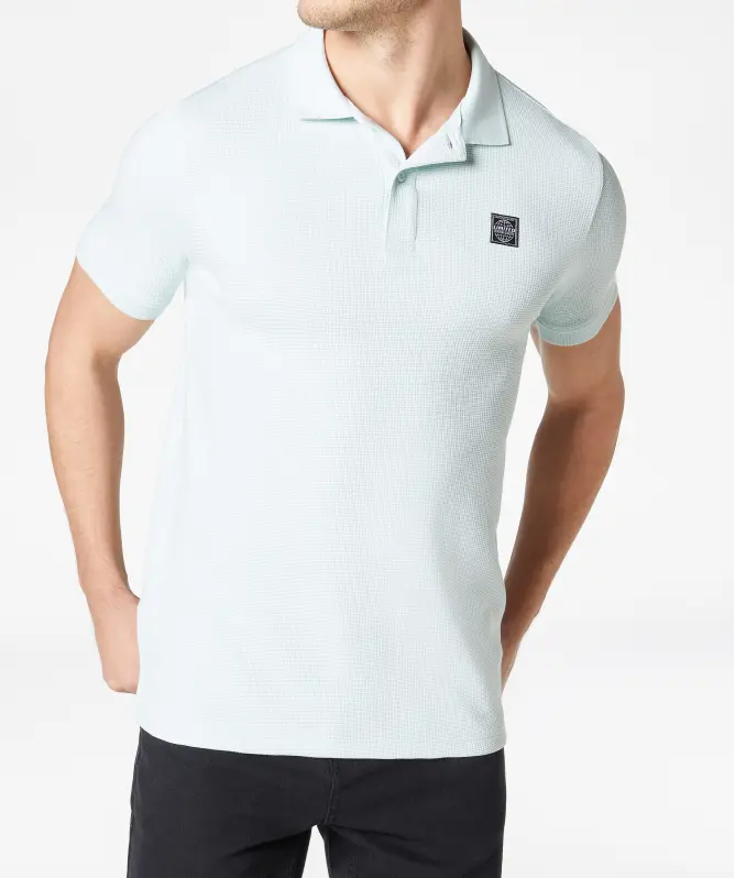 Poloshirt mit Patch