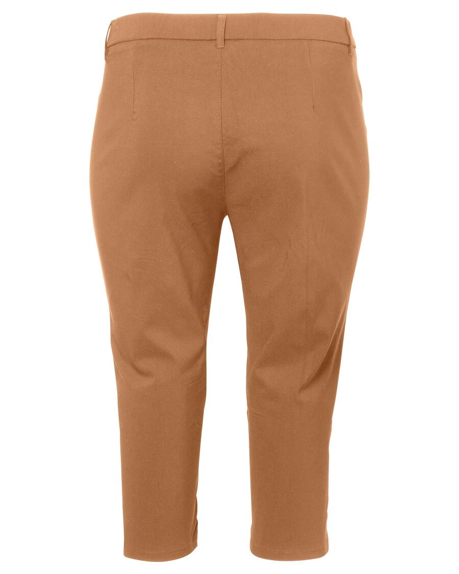 Spodnie bengalskie o długości 3/4 Janina curved, szczupły krój