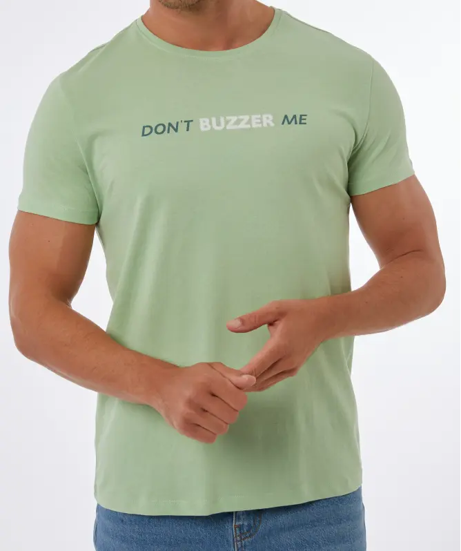 T-Shirt w kolorze zielonym