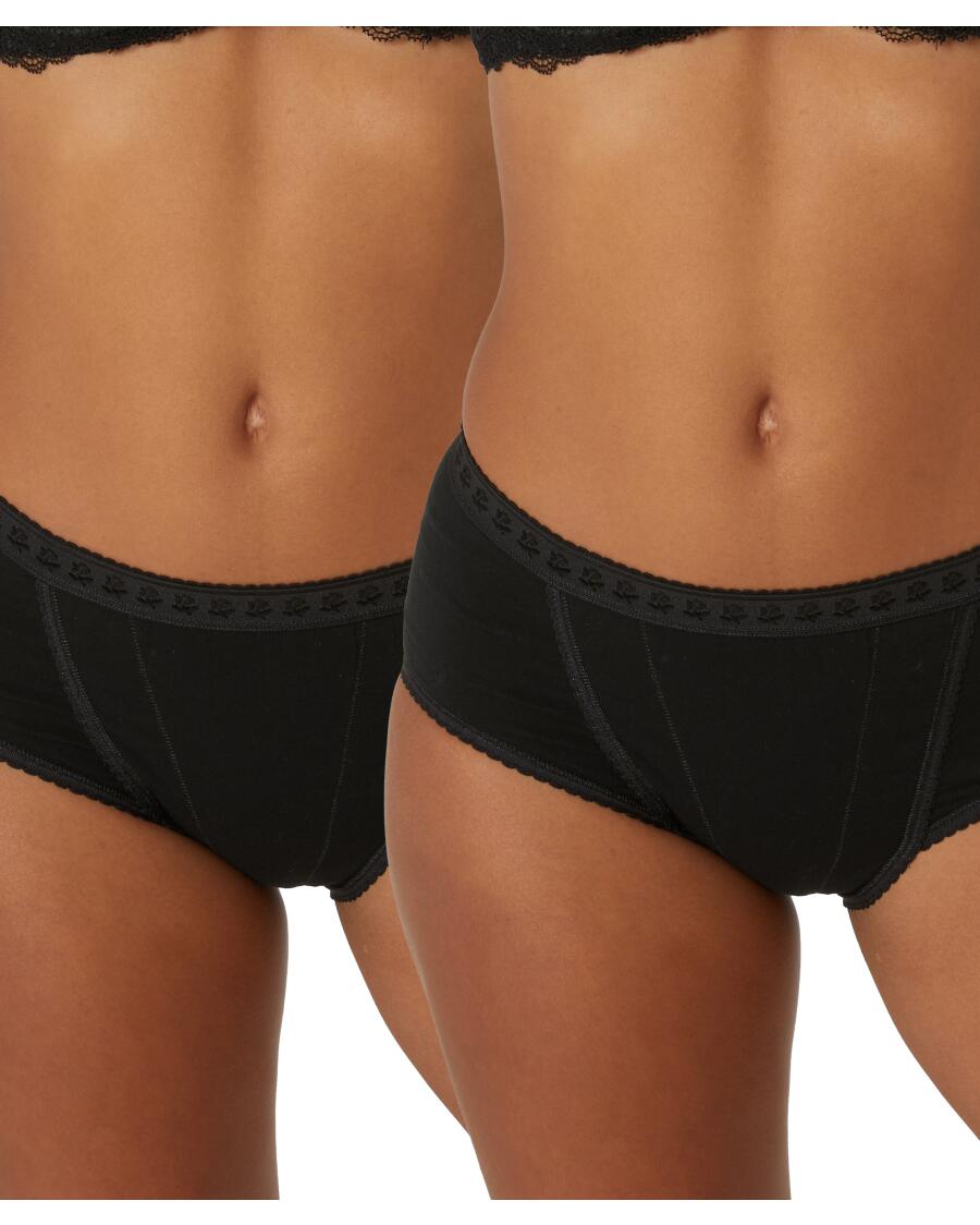 Figurformende Slips schwarz