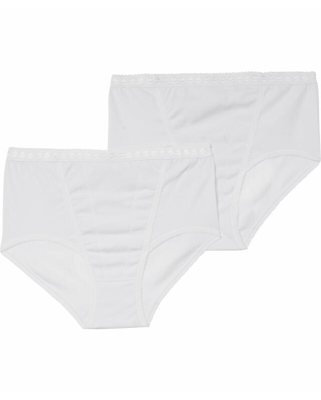 Slips gainants femme, blanc (KiK Figurformende Slips (weiß)) — KiK, produit allemand authentique au Maroc