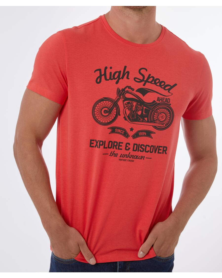 T-Shirt mit Print koralle