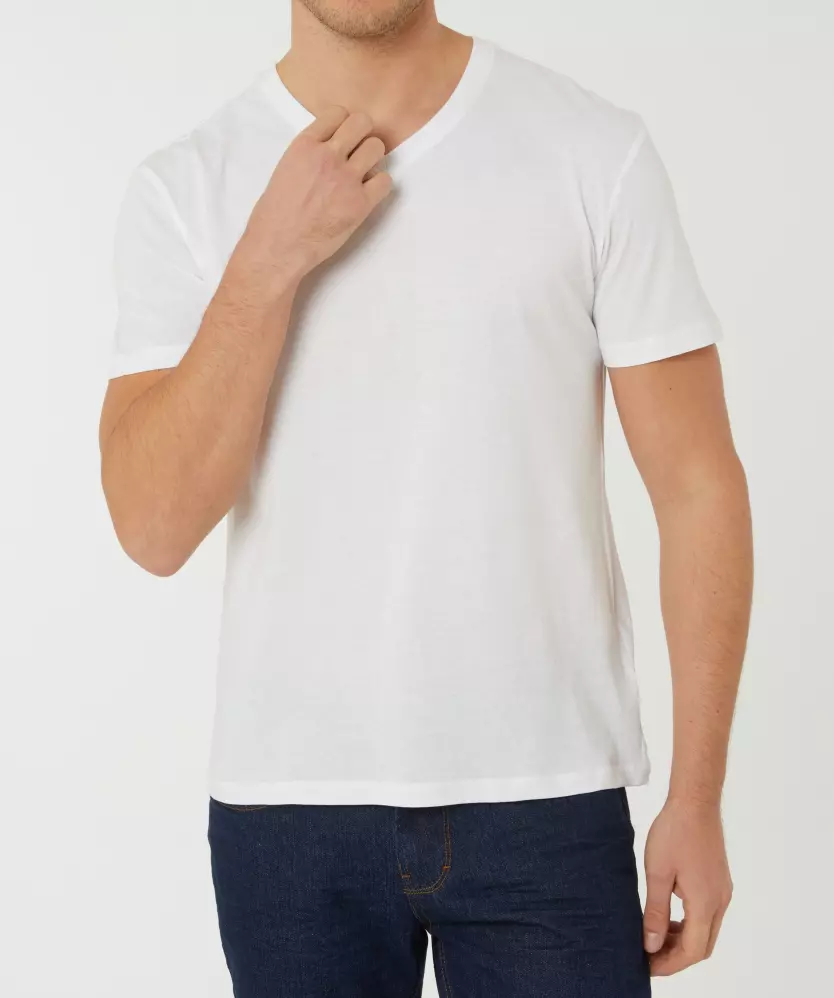 Basic T-Shirt X-Mail, V-Ausschnitt
